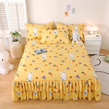 91家纺网 家纺一手货源 找家纺 （总）艾橙 2025新款140克植物羊绒双边单床裙