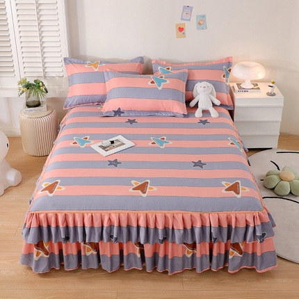 91家纺网 家纺一手货源 找家纺 （总）艾橙 2025新款140克植物羊绒双边单床裙