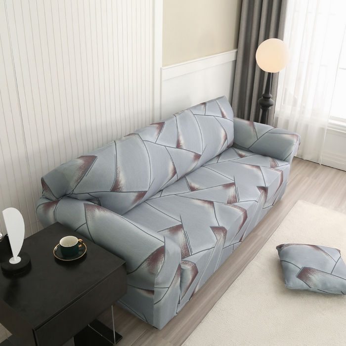 91家纺网 家纺一手货源 找家纺 兴妮雅家纺 2024新款沙发套-三人 格韵