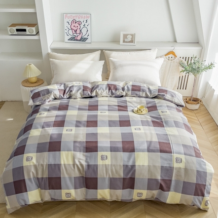 91家纺网 家纺一手货源 找家纺 金泰莱 2025新款全棉被套全棉斜纹印花被套纯棉被套单被套 时尚格调