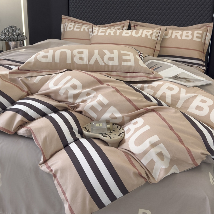 91家纺网 家纺一手货源 找家纺 棉生活 2024新款全棉铂金棉小资系列四件套-巴伯瑞