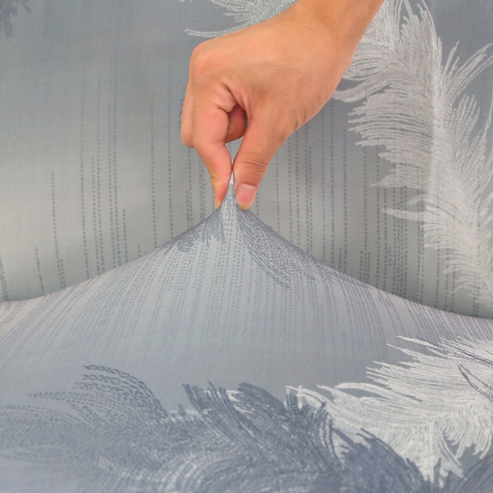 91家纺网 家纺一手货源 找家纺 兴妮雅家纺 2024新款沙发套-椅子套 灰羽毛