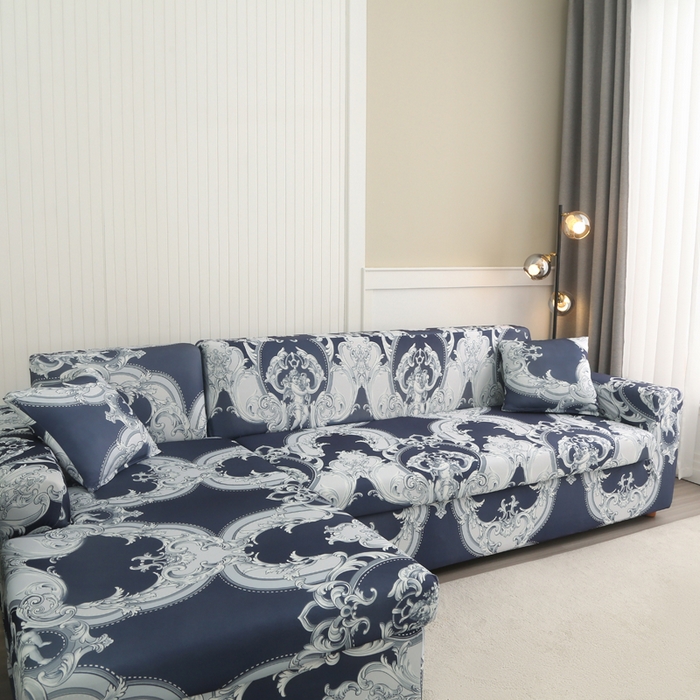 91家纺网 家纺一手货源 找家纺 兴妮雅家纺 2024新款沙发套-贵妃 罗马风情