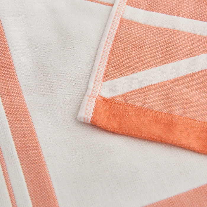 91家纺网 家纺一手货源 找家纺 朴尔2024新款六层纱布全棉循环小花型枕巾50*80cm一对 简约粉