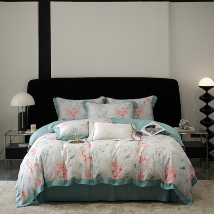 91家纺网 家纺一手货源 找家纺 （总）时亿家居 2024新款兰精天丝四件套