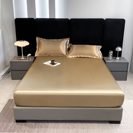 91家纺网 家纺一手货源 找家纺 （总）梦尚舒 2025新款水洗真丝防水床笠隔尿床单床垫保护套