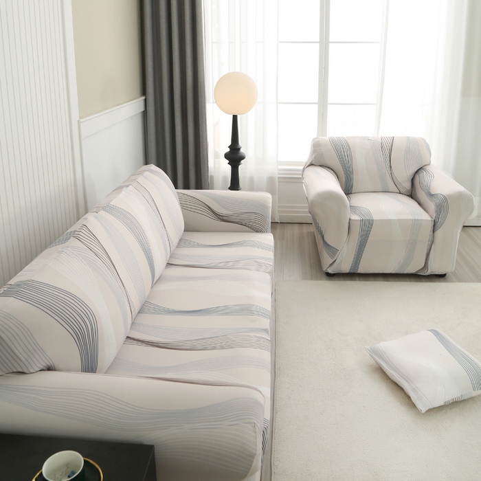 91家纺网 家纺一手货源 找家纺 兴妮雅家纺 2024新款沙发套-双人 幸运旋律