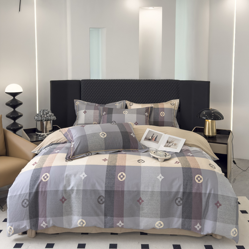 棉生活 2024新款全棉铂金棉小资系列四件套 快乐空间