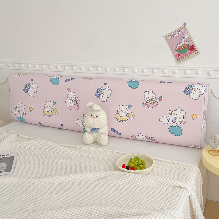 91家纺网 家纺一手货源 找家纺 良佐生活 2024新款全棉贡缎双人乳胶枕枕套 贝塔粉