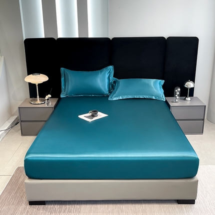 91家纺网 家纺一手货源 找家纺 （总）梦尚舒 2025新款水洗真丝防水床笠隔尿床单床垫保护套