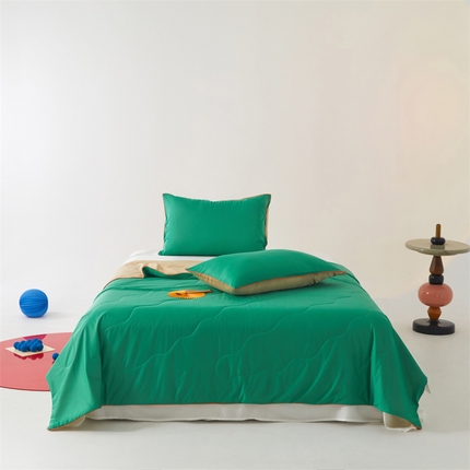 91家纺网 家纺一手货源 找家纺 （总）头等舱 2025新款凉感针织西瓜冰激凌大豆抗菌夏被（空镜图）