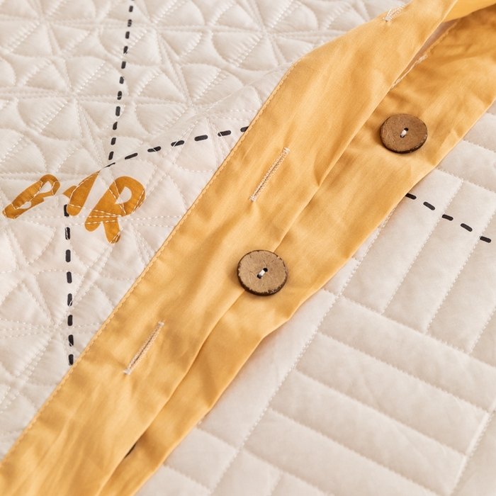 91家纺网 家纺一手货源 找家纺 优乐家纺 2025新款纯棉床盖三件套/单件 奇妙熊