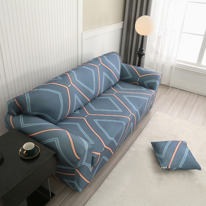 91家纺网 家纺一手货源 找家纺 兴妮雅家纺 2024新款沙发套-三人 绿意庄园