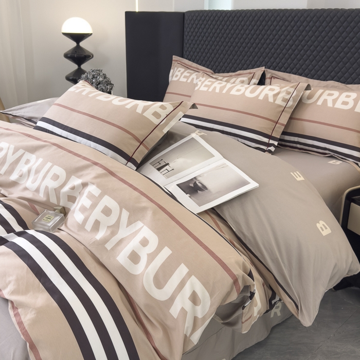 91家纺网 家纺一手货源 找家纺 棉生活 2024新款全棉铂金棉小资系列四件套-巴伯瑞