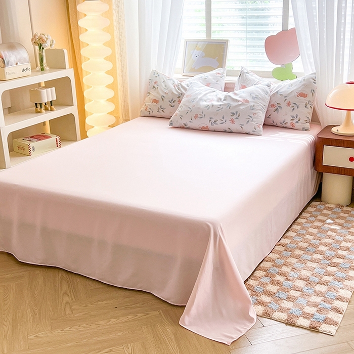 91家纺网 家纺一手货源 找家纺 妖妖家纺 2024新款超柔软糯水洗云朵棉印花四季款四件套 误入花园