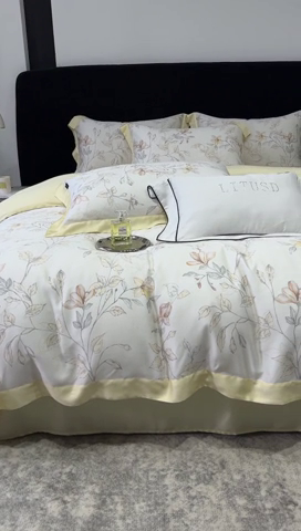 91家纺网 家纺一手货源 找家纺 （总）时亿家居 2024新款兰精天丝四件套