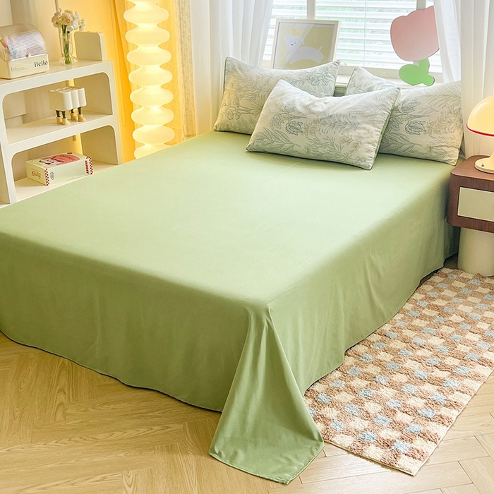 91家纺网 家纺一手货源 找家纺 妖妖家纺 2024新款超柔软糯水洗云朵棉印花四季款四件套 热带雨林