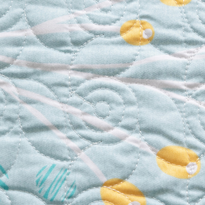 91家纺网 家纺一手货源 找家纺 优乐家纺 2025新款纯棉床盖三件套/单件 嫣然