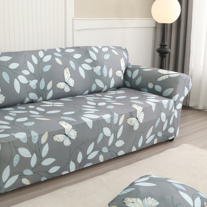 91家纺网 家纺一手货源 找家纺 兴妮雅家纺 2024新款沙发套-三人 梦露花园