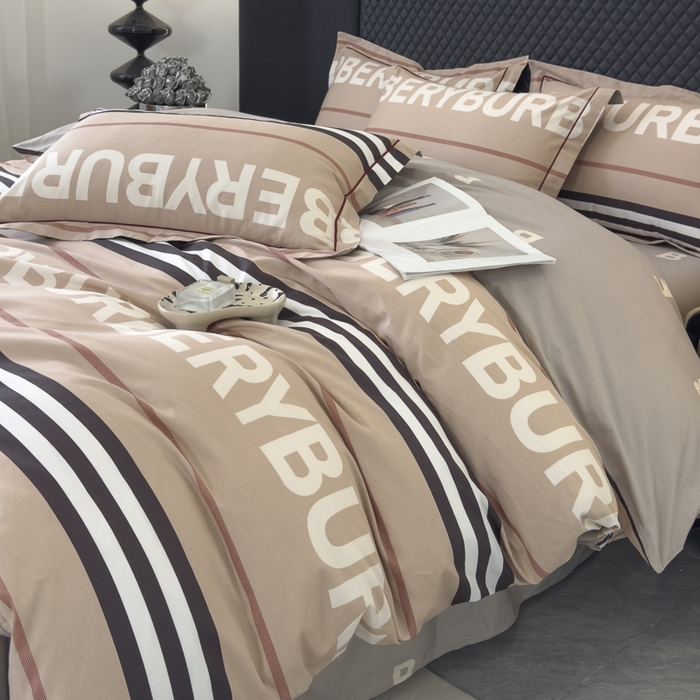 91家纺网 家纺一手货源 找家纺 棉生活 2024新款全棉铂金棉小资系列四件套-巴伯瑞