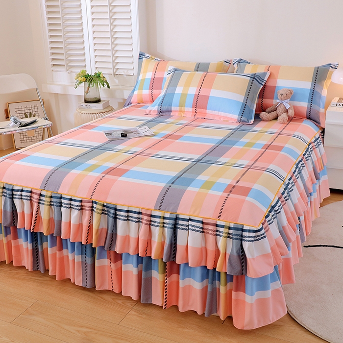 91家纺网 家纺一手货源 找家纺 （总）艾橙 2025新款140克植物羊绒双边单床裙