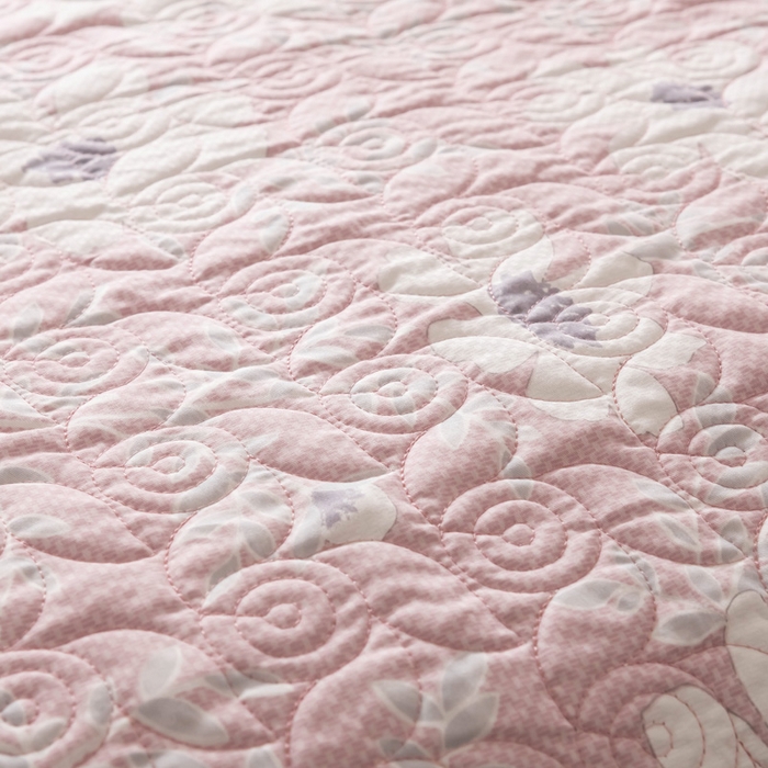 91家纺网 家纺一手货源 找家纺 优乐家纺 2025新款纯棉床盖三件套/单件 朝阳