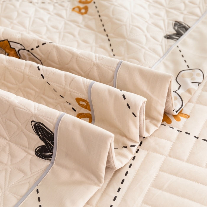 91家纺网 家纺一手货源 找家纺 （总）优乐家纺 2025新款纯棉床盖三件套/单件