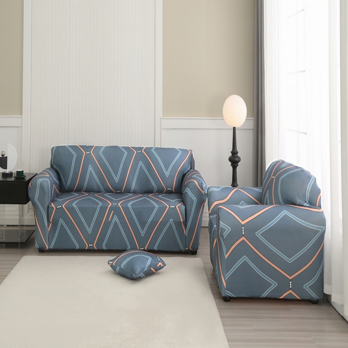 91家纺网 家纺一手货源 找家纺 兴妮雅家纺 2024新款沙发套-双人 绿意庄园