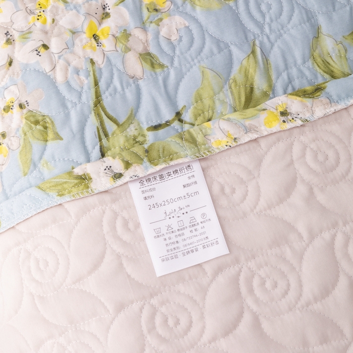 91家纺网 家纺一手货源 找家纺 优乐家纺 2025新款纯棉床盖三件套/单件 蜀绣