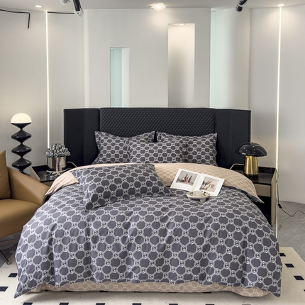 91家纺网 家纺一手货源 找家纺 （总）棉生活 2022新款全棉铂金棉小资系列四件套