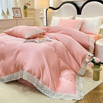 91家纺网 家纺一手货源 找家纺 （总）艾米家居 2025水洗真丝鱼鳞边艾琳系列