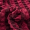 91家纺网 家纺一手货源 找家纺 布卢姆沙发套 2024新款双色泡泡纱花边沙发套 双色泡泡纱红