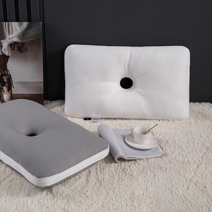 91家纺网 家纺一手货源 找家纺 雅诗帛 2025新款布兰格肩颈舒缓枕枕头枕芯 48*74cm/只 灰色