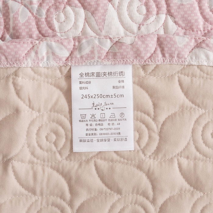 91家纺网 家纺一手货源 找家纺 优乐家纺 2025新款纯棉床盖三件套/单件 朝阳