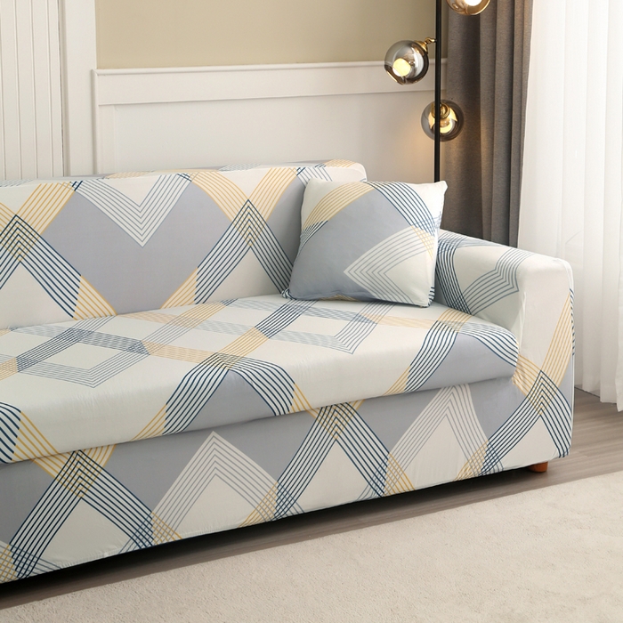 91家纺网 家纺一手货源 找家纺 兴妮雅家纺 2024新款沙发套-贵妃 绅士格