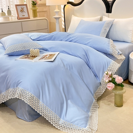 91家纺网 家纺一手货源 找家纺 （总）艾米家居 2025水洗真丝鱼鳞边艾琳系列