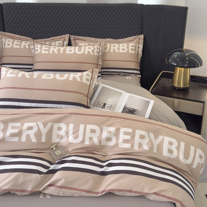 91家纺网 家纺一手货源 找家纺 棉生活 2024新款全棉铂金棉小资系列四件套-巴伯瑞