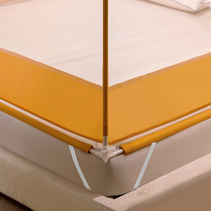 91家纺网 家纺一手货源 找家纺 （总）博诺蚊帐 2024新款全底刺绣顶方 坐床蚊帐