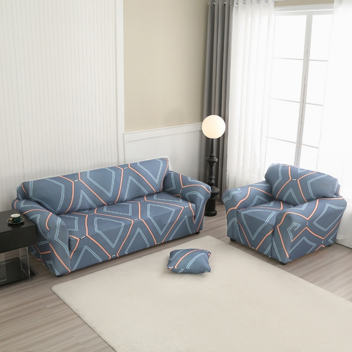 91家纺网 家纺一手货源 找家纺 兴妮雅家纺 2024新款沙发套-双人 绿意庄园