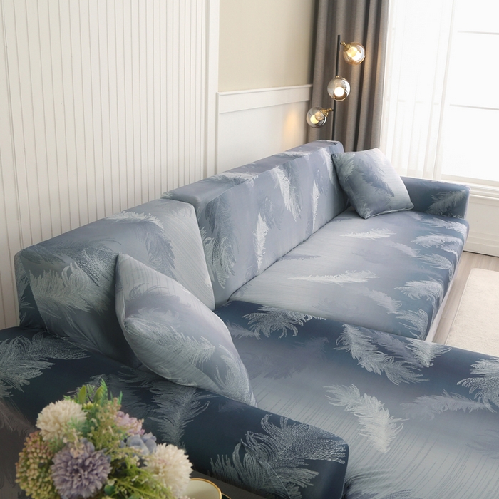 91家纺网 家纺一手货源 找家纺 兴妮雅家纺 2024新款沙发套-贵妃 灰羽毛