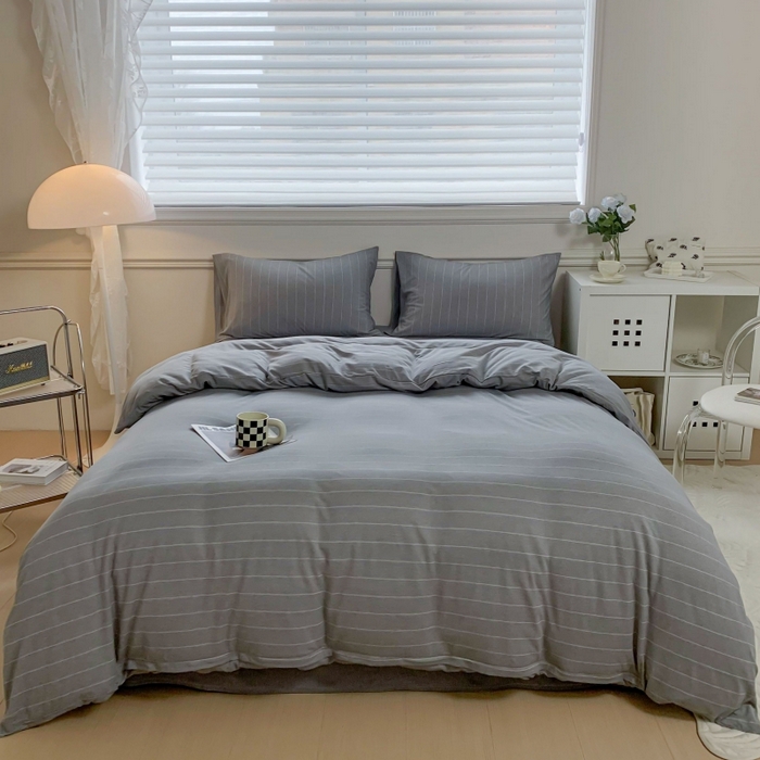 91家纺网 家纺一手货源 找家纺 （总）恋尚羽家纺 2025新款A类母婴级全棉色织针织棉四件套