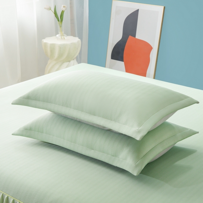 91家纺网 家纺一手货源 找家纺 （总）凉百百 2024新款凉豆豆斜纹床单床裙款凉席