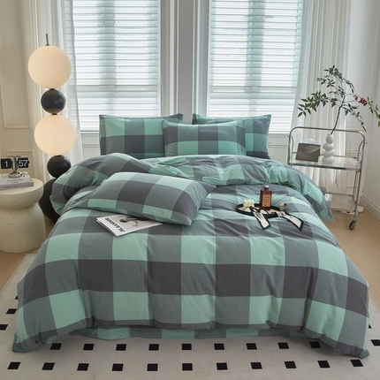 91家纺网 家纺一手货源 找家纺 （总）金纱玉纺家纺 2024新款全棉水洗棉四件套汇总