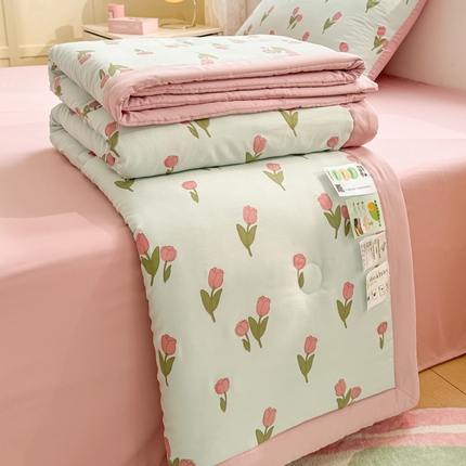 91家纺网 家纺一手货源 找家纺 （总）斯尔顿 2025新款清凉薄荷夏凉被