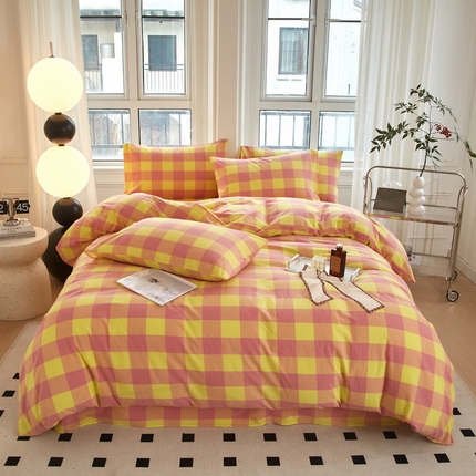 91家纺网 家纺一手货源 找家纺 （总）金纱玉纺家纺 2024新款全棉水洗棉四件套汇总