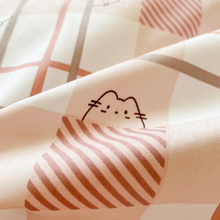 91家纺网 家纺一手货源 找家纺 棉造2023新款13372纯棉学生宿舍上下床套件全棉三件套六件套甜咪咪