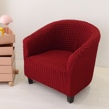 91家纺网 家纺一手货源 找家纺 （总）启博家纺 2023新款泡泡纱弹力半圆形沙发套