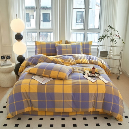 91家纺网 家纺一手货源 找家纺 （总）金纱玉纺家纺 2024新款全棉水洗棉四件套汇总