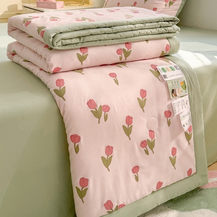 91家纺网 家纺一手货源 找家纺 （总）斯尔顿 2025新款清凉薄荷夏凉被