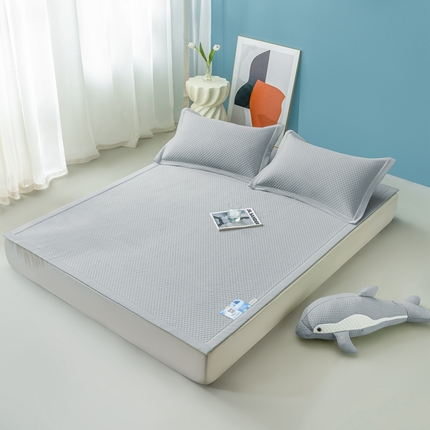 91家纺网 家纺一手货源 找家纺 （总）凉百百 2024新款冰豆豆大豆款凉席冰丝席可折叠收纳直播优选